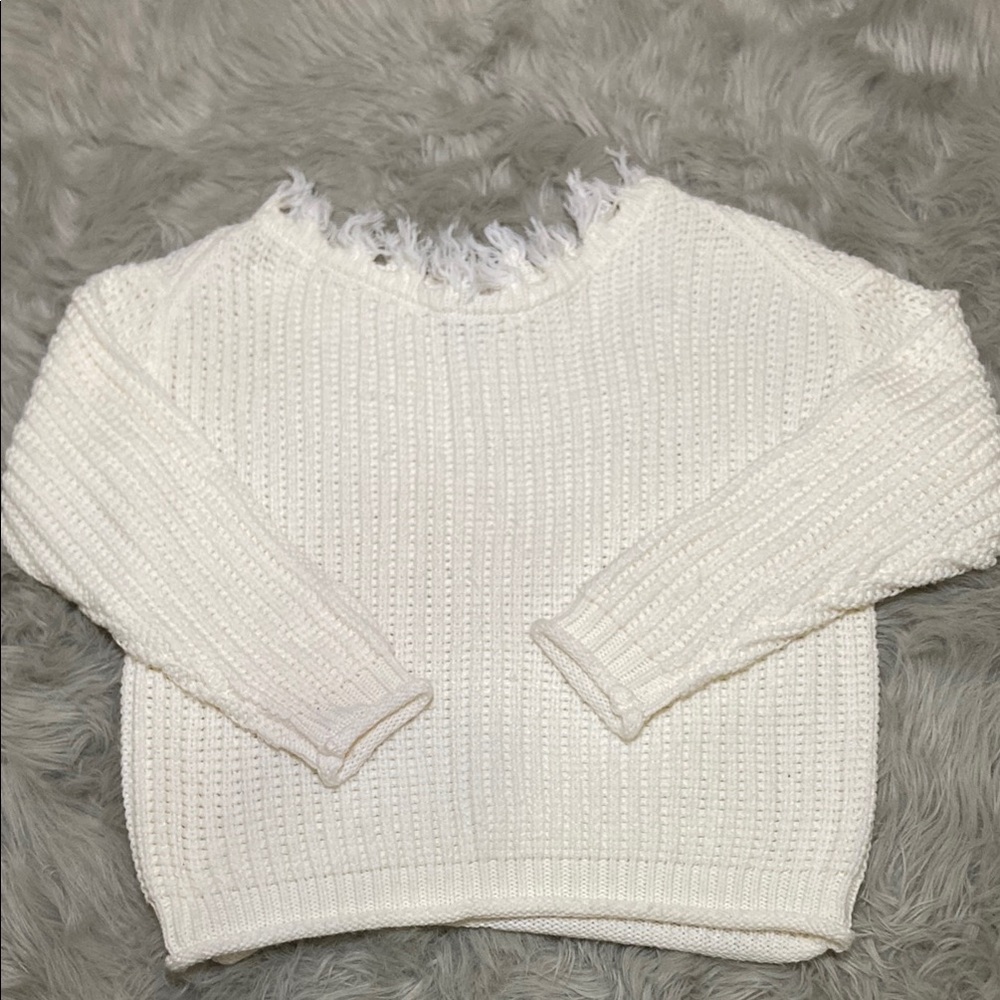Cozy White Sweater